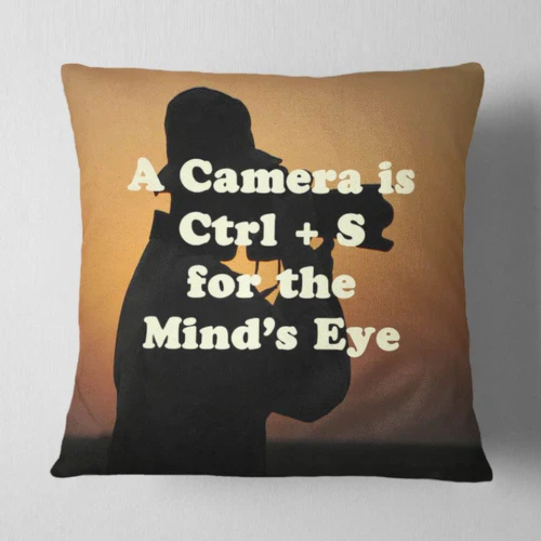 Camera Minds Eye Cushion